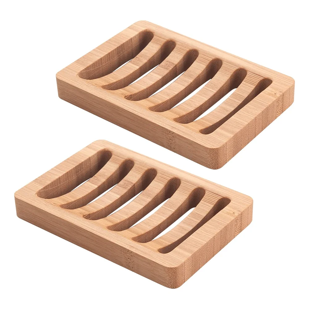 wholesale eco friendly round wood wooden bamboo soap dish holder dispenser