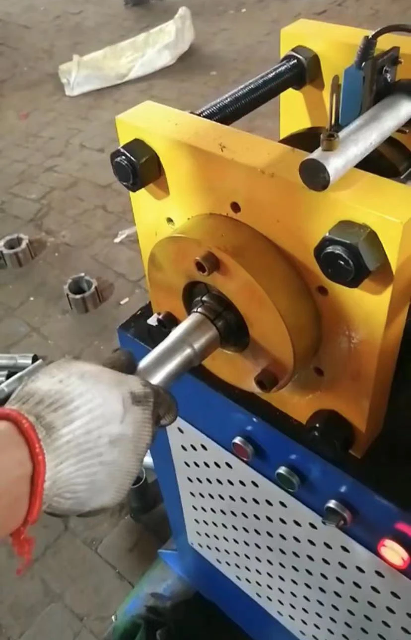 TM40NC X 1H-2S Copper Rotary Swaging Tube End Shrinking Forming pipe end forming machine