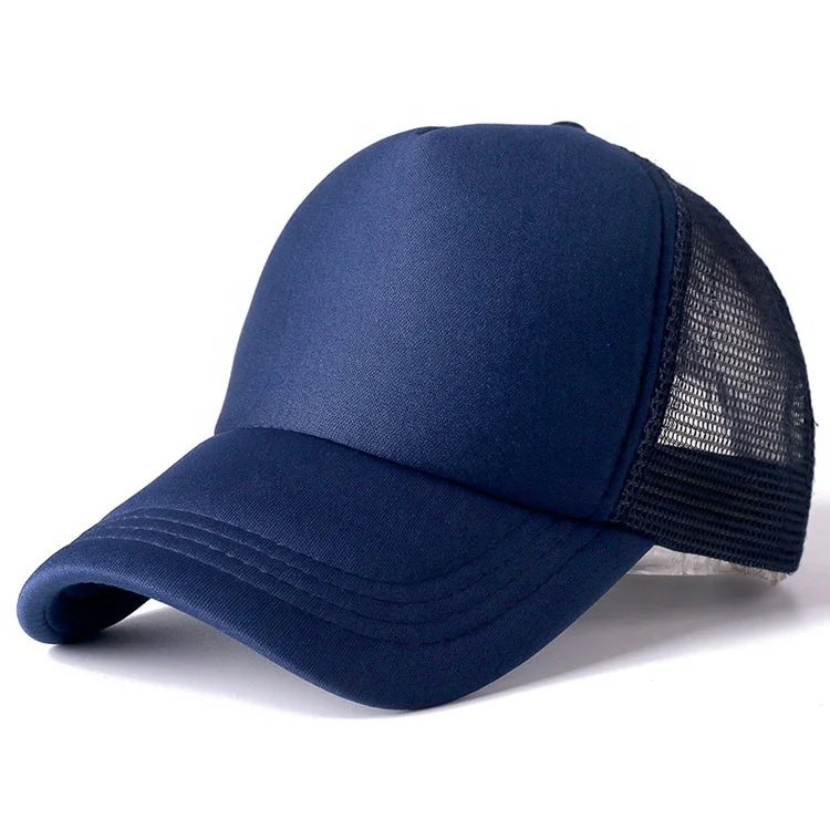 Trucker Hat Manufacturer Custom gym Foam Mesh Trucker Hat Cap High Quality Embroidery Mens Sport Cap 5 Panel Trucker Cap