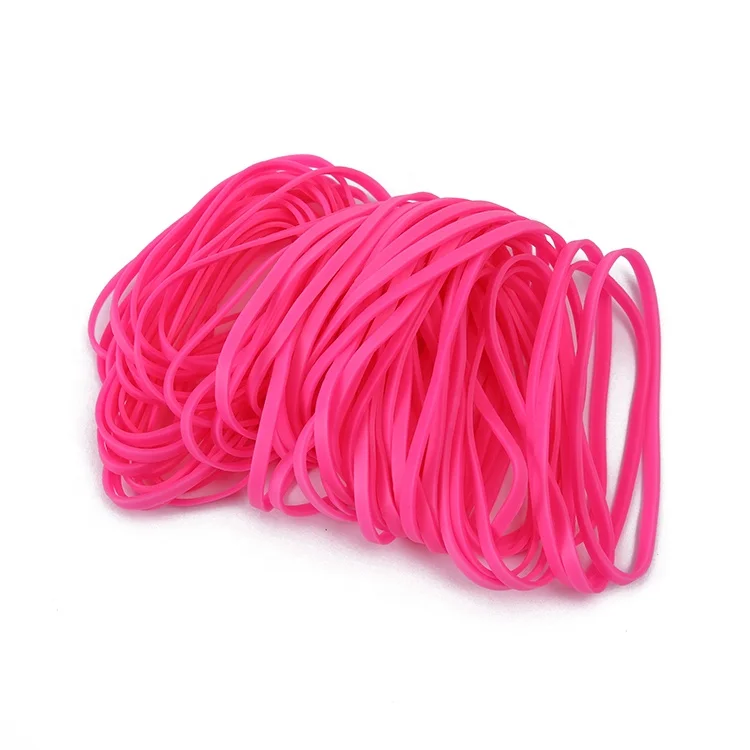 Customized Red Color Natural Durable Anti-aging Industrial Bundling TPR Rubber Band Manufacturer Rubber Band for School Home