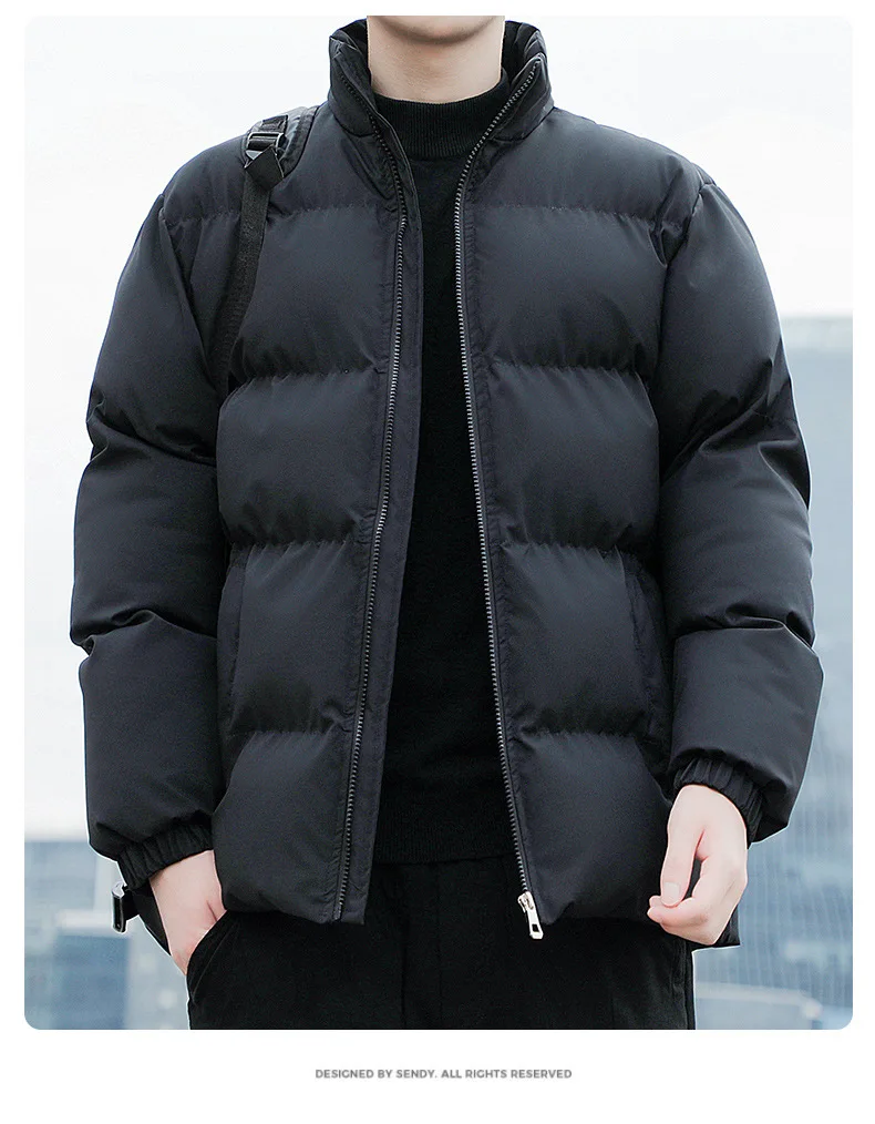 Мужская 2025 ветрозащитная парка с хлопковой подкладкой