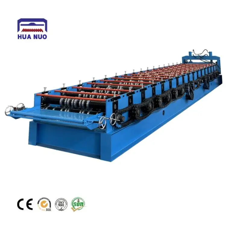 Hot-sale 858 carriage board panel machine platform floor making machine sheet metal roll forming machine