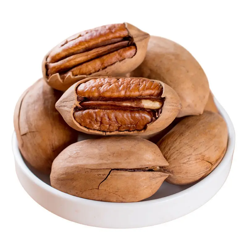 Здоровые органические смешанные орехи пекан орехи необработанные жареные орехи пекан