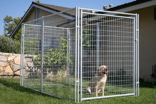 Hot-dipped Galvanized 6ftX5ft Welded Mesh Dog Wire Kennel