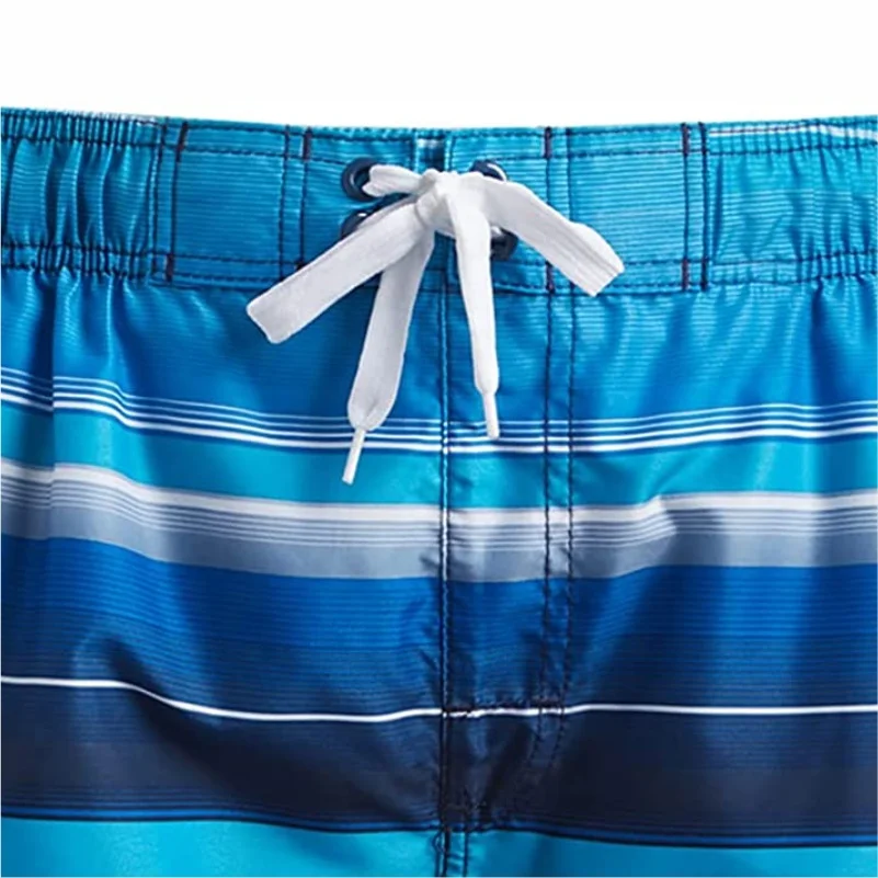 Fashion Design Swimming Trunks Fabric Custom Logo Pattern Polyester Swimwear Board Short Surf Mens Beach Shorts Swim Quick Dry