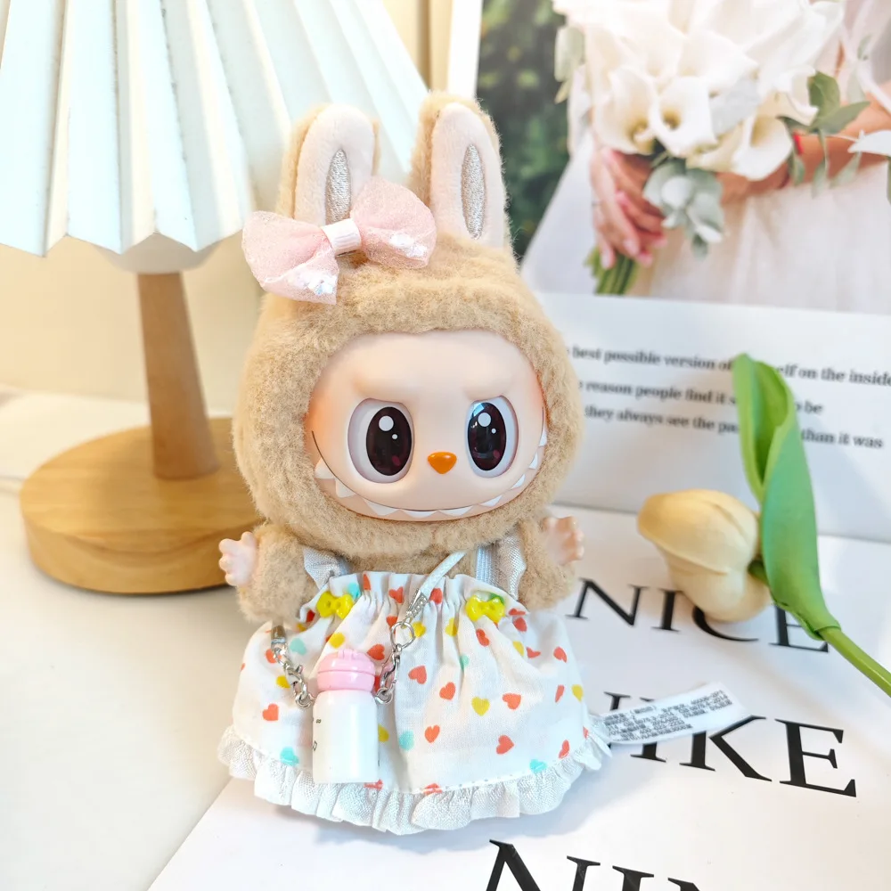 New Arrival Dress Labubu Princess Clothes Plush Toy Pendent Protect Plush Doll DIY Suit Wedding Dress Outfit Clothing for labubu
