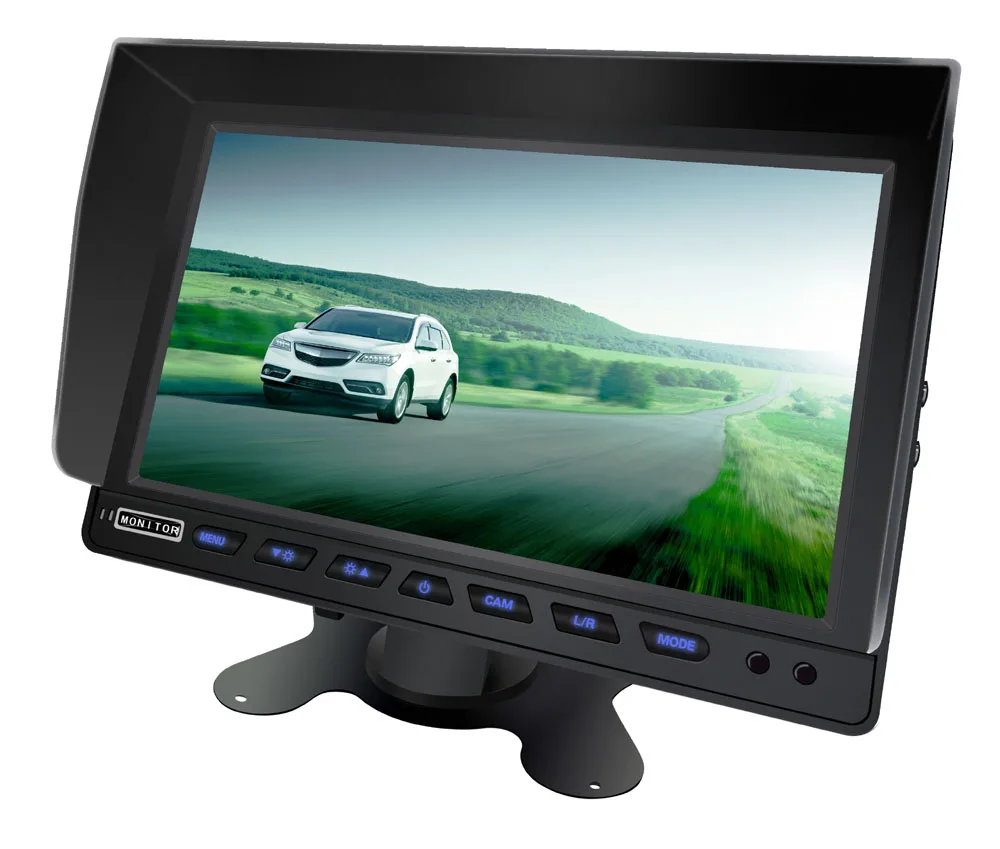 10 1 дюймов портативный автономный цифровой широкоугольный HD Ahd 1080P Carplay GPS стерео Функция USB TV автомобильный монитор