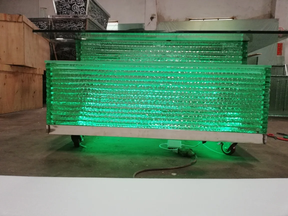 Portable Hookah Table Coffee Table Living Room Center Table With Wheels