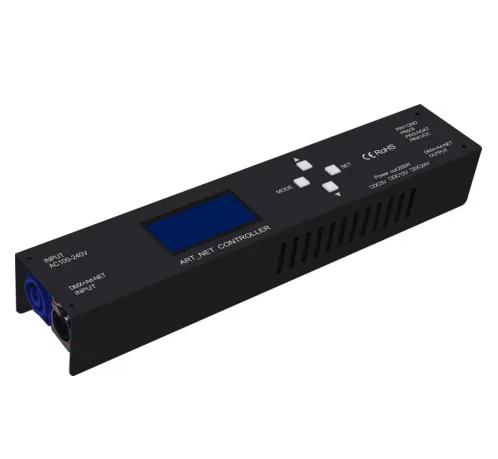 24 В один выход 680 пикселей Artnet DMX контроллер RGB RGBW 200 Вт поставляются с блоком питания светодиодный для светодиодного пиксельного света