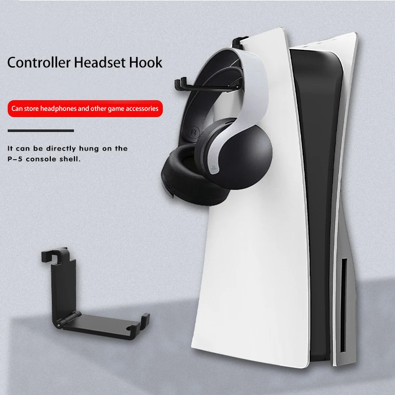 2022 PS5 Game Console Hanging Bracket For Headset Storage Rack Headphone Hook Holder Stand