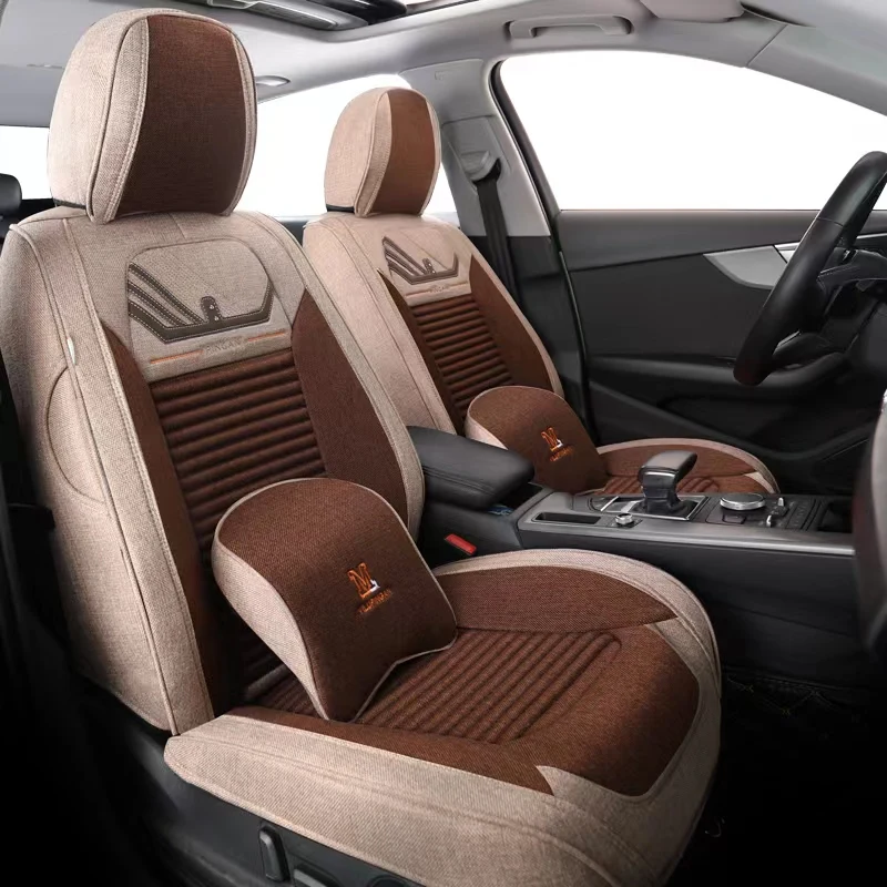 Wholesale universal seamless all inclusive leather easy to clean breathable car seat covers