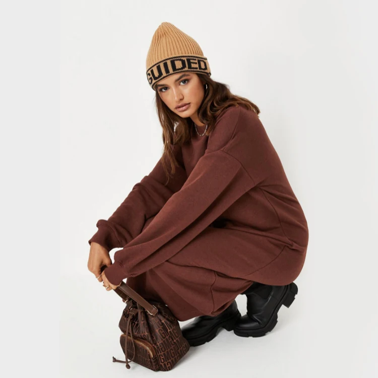 Long Sleeve Oversized Hoodie Dress Women Autumn and Winter Dress Wholesale Plus Size Casual hoodies