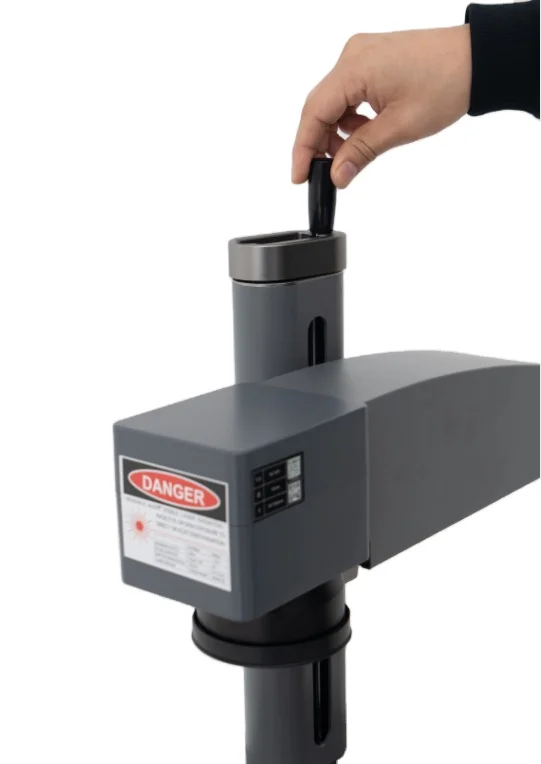 20W Portable laser fiber machine desktop laser marking machine laser engrave metal plastic acrylic stone