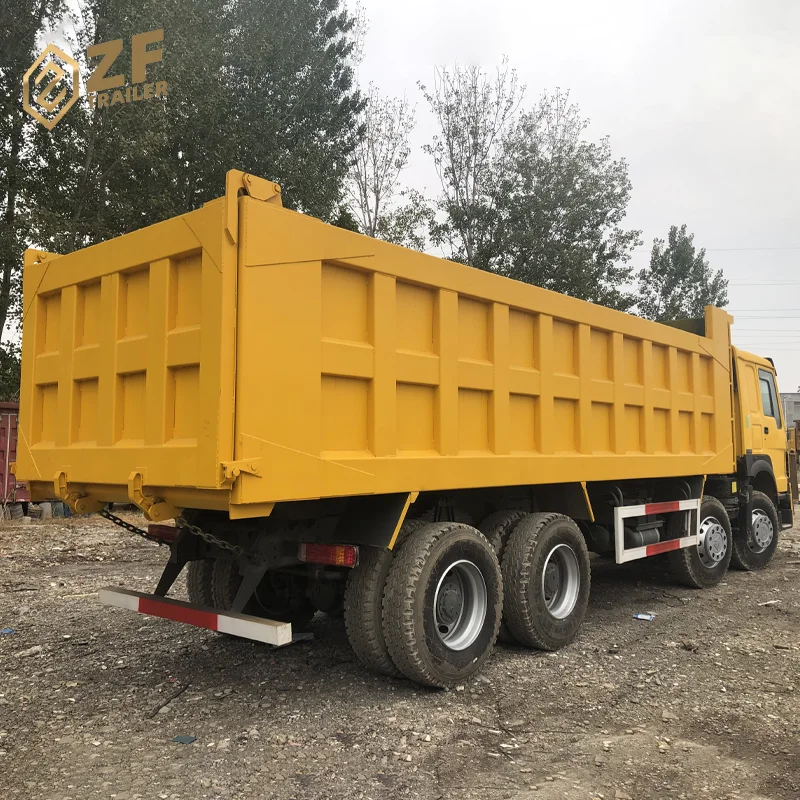 Howo 430hp 8x4 12 Wheel Dump Truck 25 Ton 30 Ton 35 Ton Tipper Truck With 20 Cubic Tipper Truck