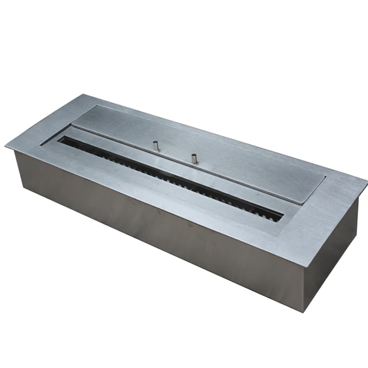 Stainless Steel Bio Ethanol Fuel Box Insert Burner for Fireplaces