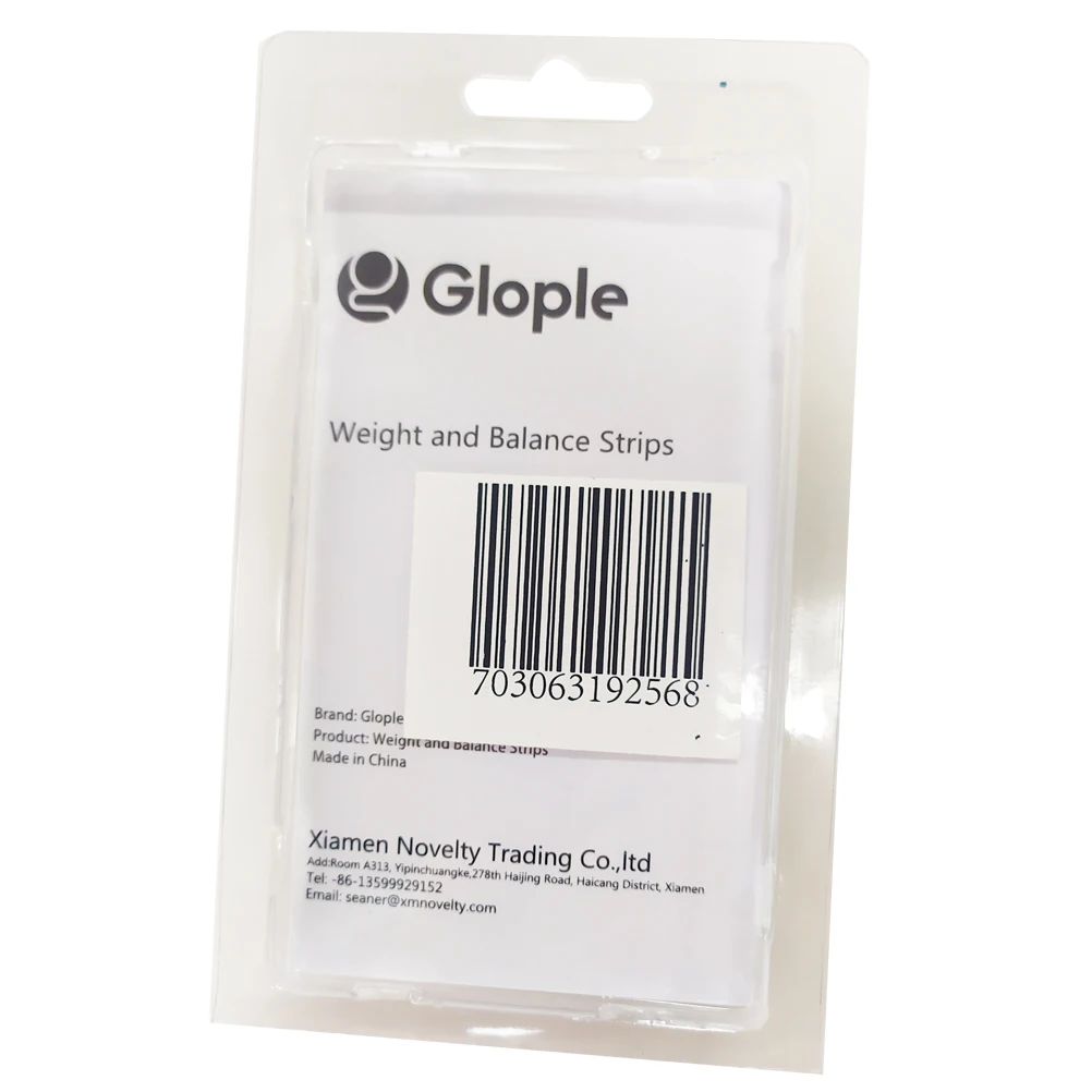 Glople Tennis Racket Weight and Balance Strips , Balancer Type H 3g Silicone for Tennis Racket Balance Bar 6pcs/card