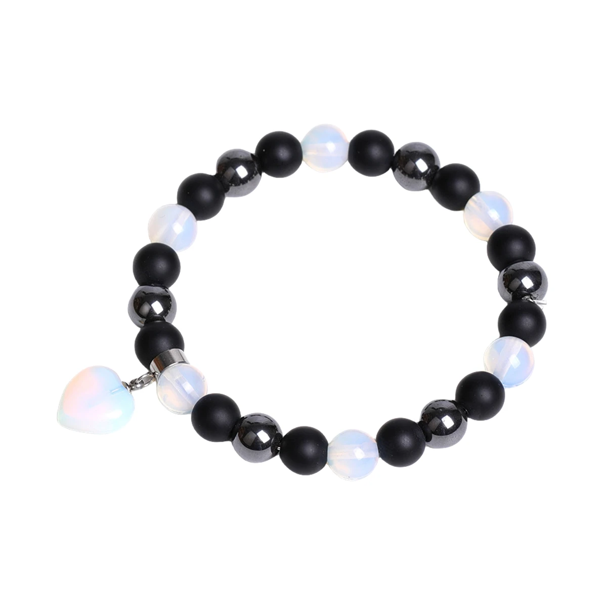 Factory Price 8 MM Opalite Stone Bracelets for Women Charm Reiki Gemstone Elastic Bracelets Fashion Jewelry Gift