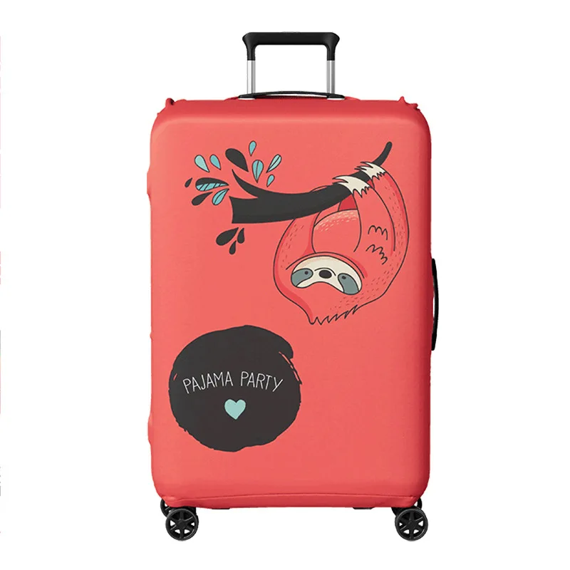 Travel Accessories Suitcase Cover Elastic Fabric Luggage Colorful Print Luggage Protective Cover Anime Trolley Case Dust Cover