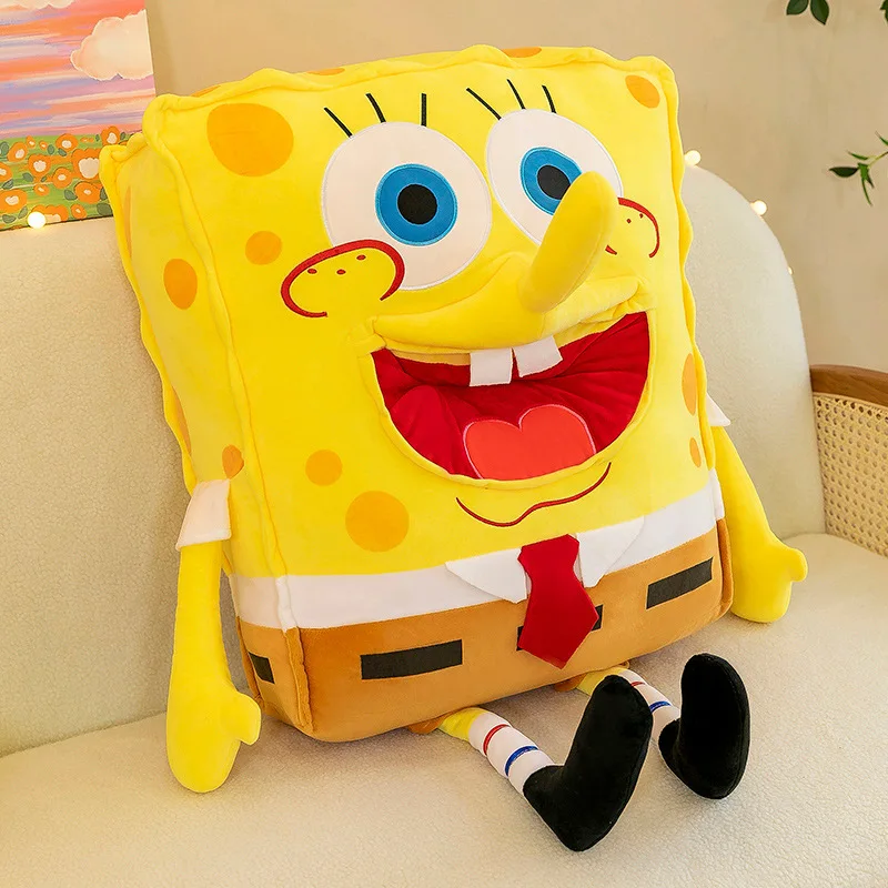 DHFWholesale Stuffed Animals Sponges Plush Toys Baby Pillow Bobs Patrick Star Animal Sponge Dolls Bob Gift Square The Pants Doll