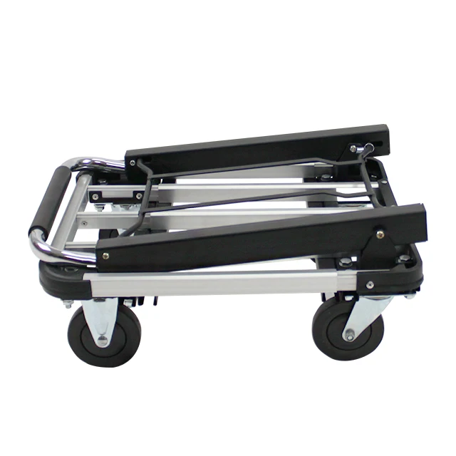 Factory direct aluminum alloy trolley light and high quality food platform cart for hotel and warehouse transportation