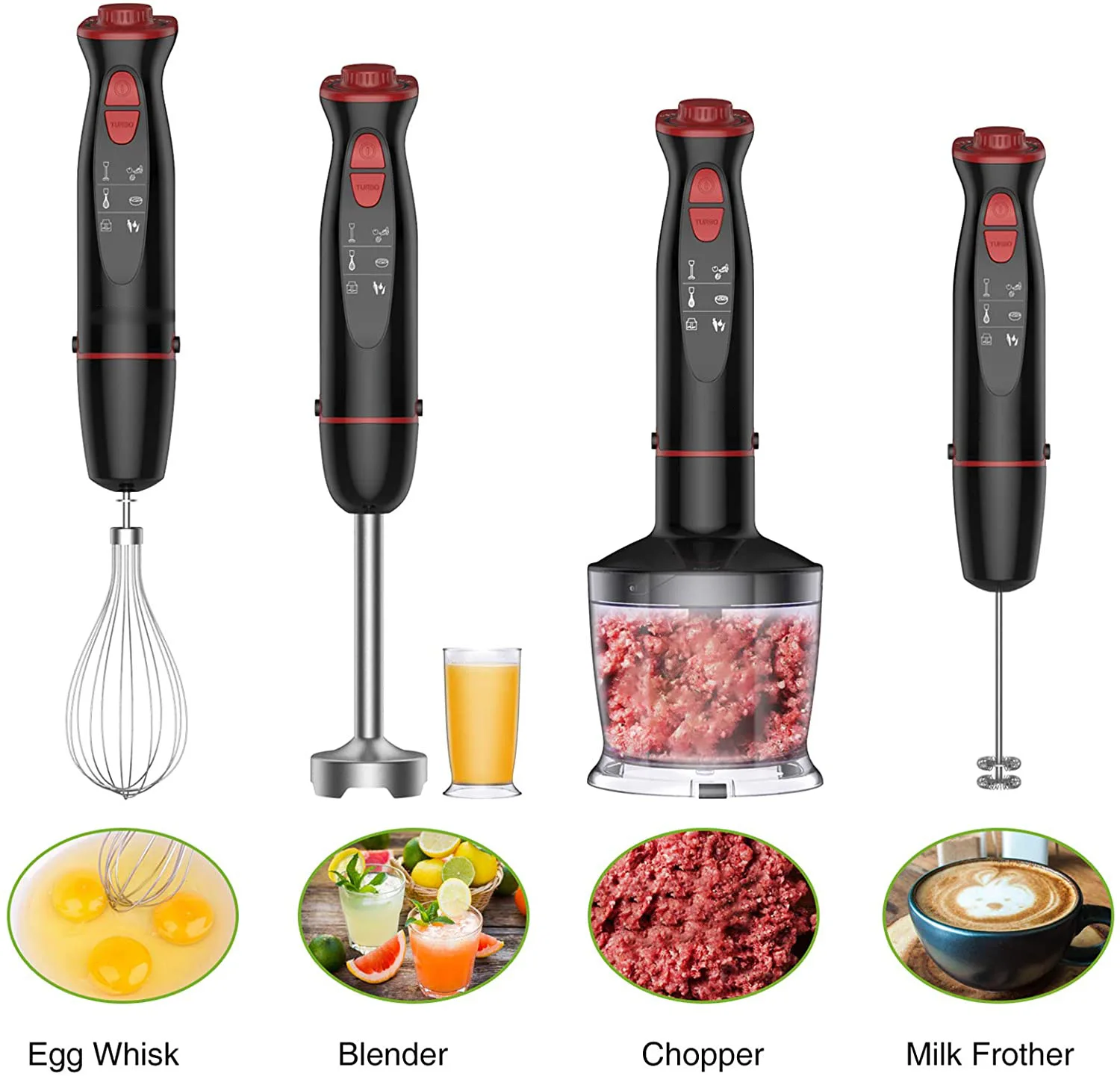 electrical hand blender Household Immersion handheld blender Hand Stick Blender for kitchen 5 IN 1