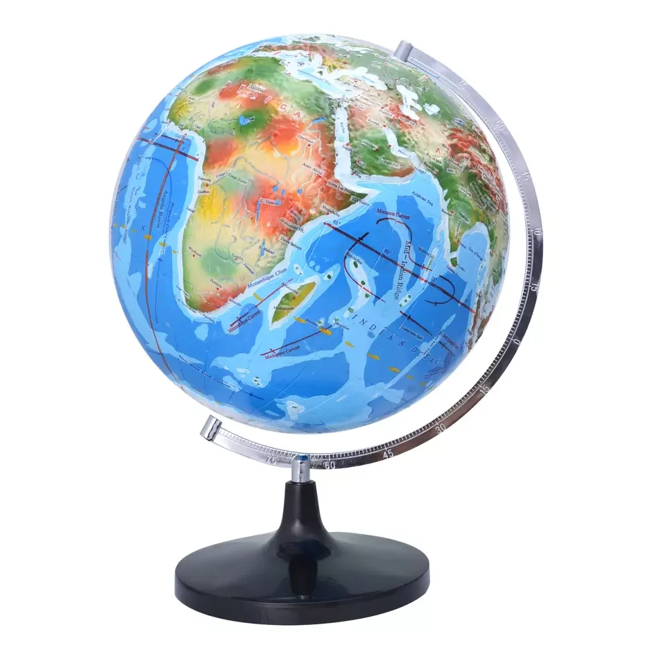 Educational Equipment Geography Three-dimensional topographic globe Observe and teach clearly