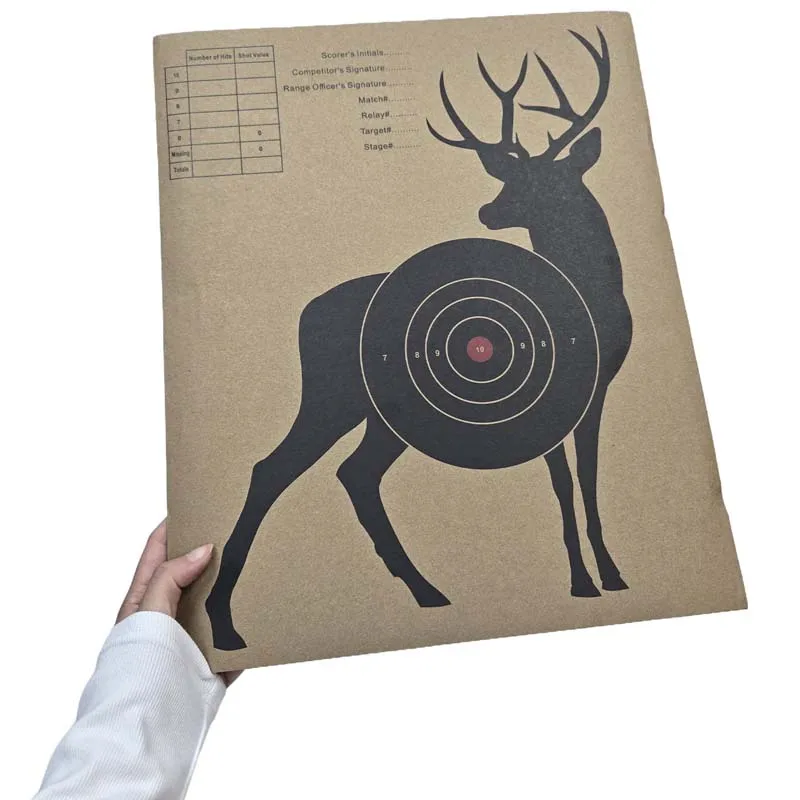 13x16 Inches Cardboard Targets Deer Large Cardboard Targets Range Accessories
