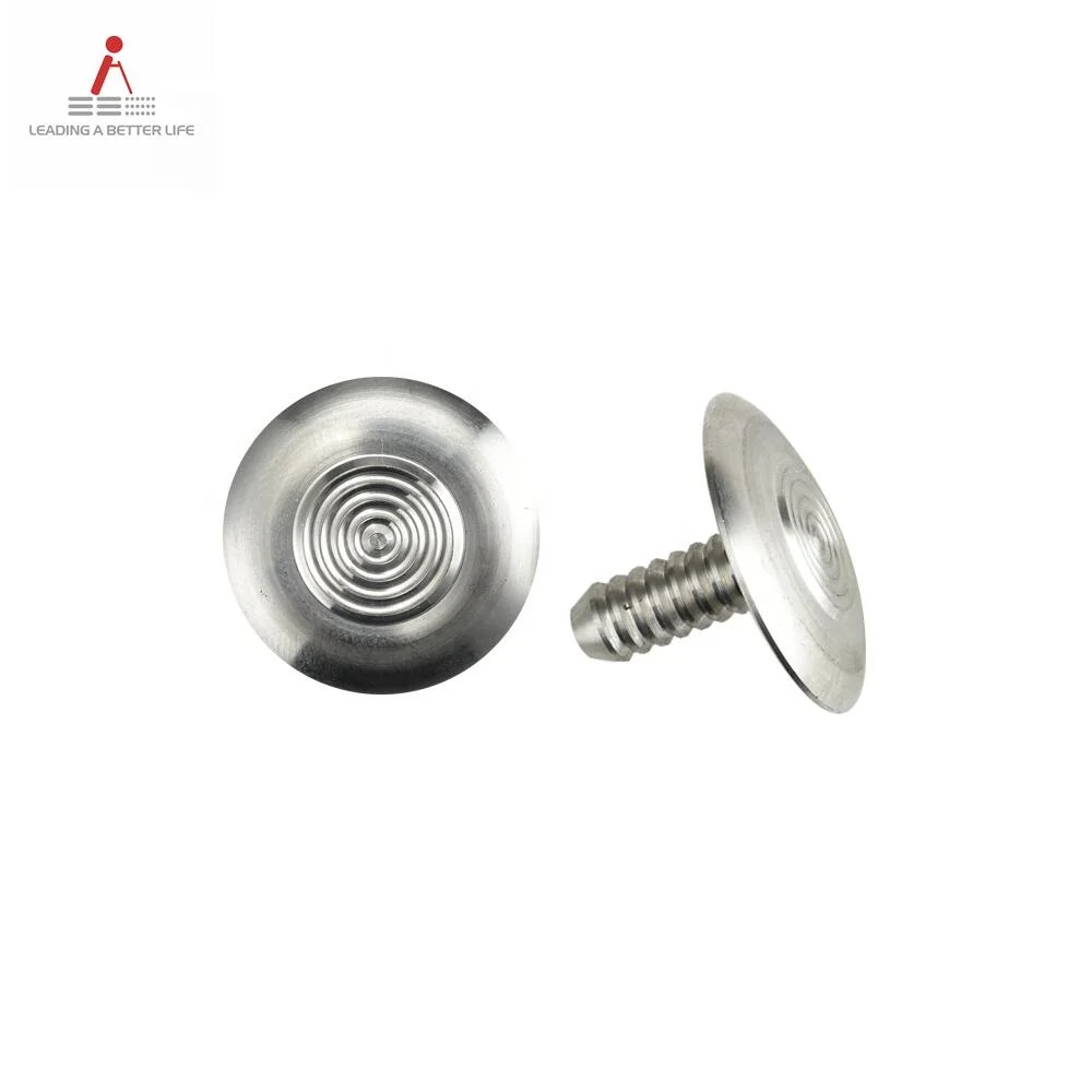 High-quality Custom Stainless Steel Tactile Paving Indicator studs Non-slip Blind Road warning domes