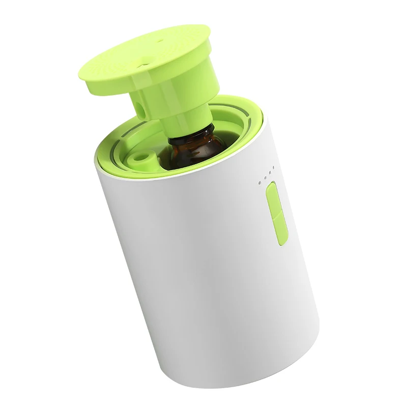 USB Powered Cool Mist Humidifier with Aromatic Essential Oil Spray Small Auto Air Freshener for Car & Bedroom 1-Year Warranty