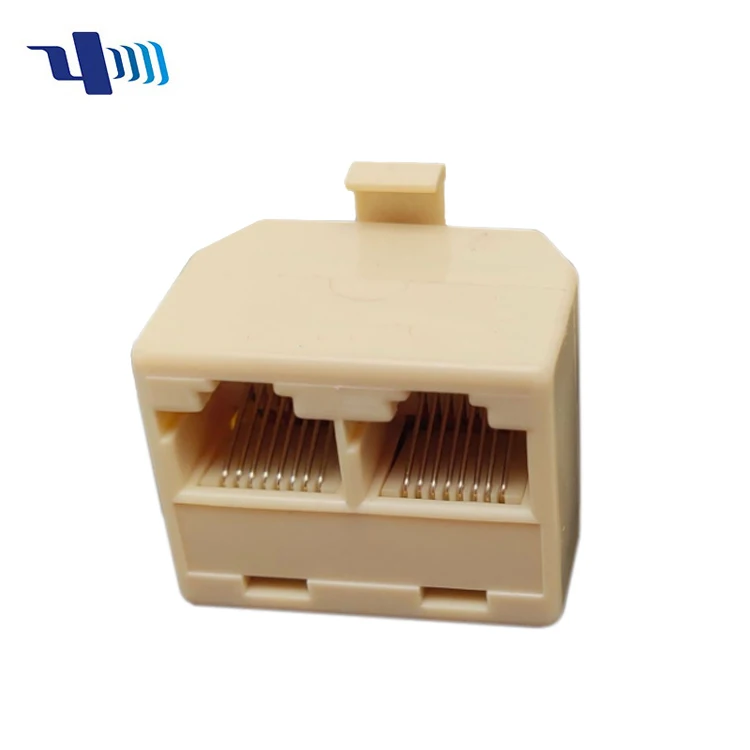 single plug to Duplex Jack adapter 1 plug to 2 jacks