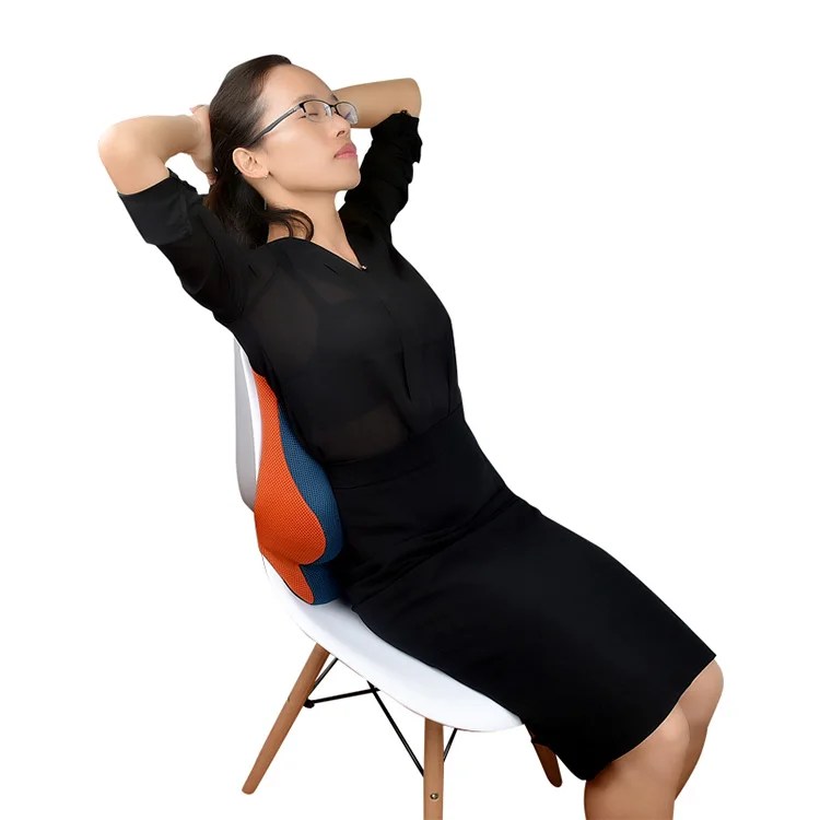Lumbar Support Pillow Ergonomic Design Orthopedic Backrest For Back Pain Relief Memory Foam Back Support For Office Chair