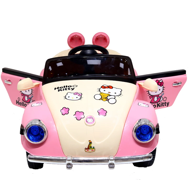 Children Ride on car Baby Electric 4 Wheel Toy Car 2.4G remote control Cartoon body decoration Slow start device On-Road Car
