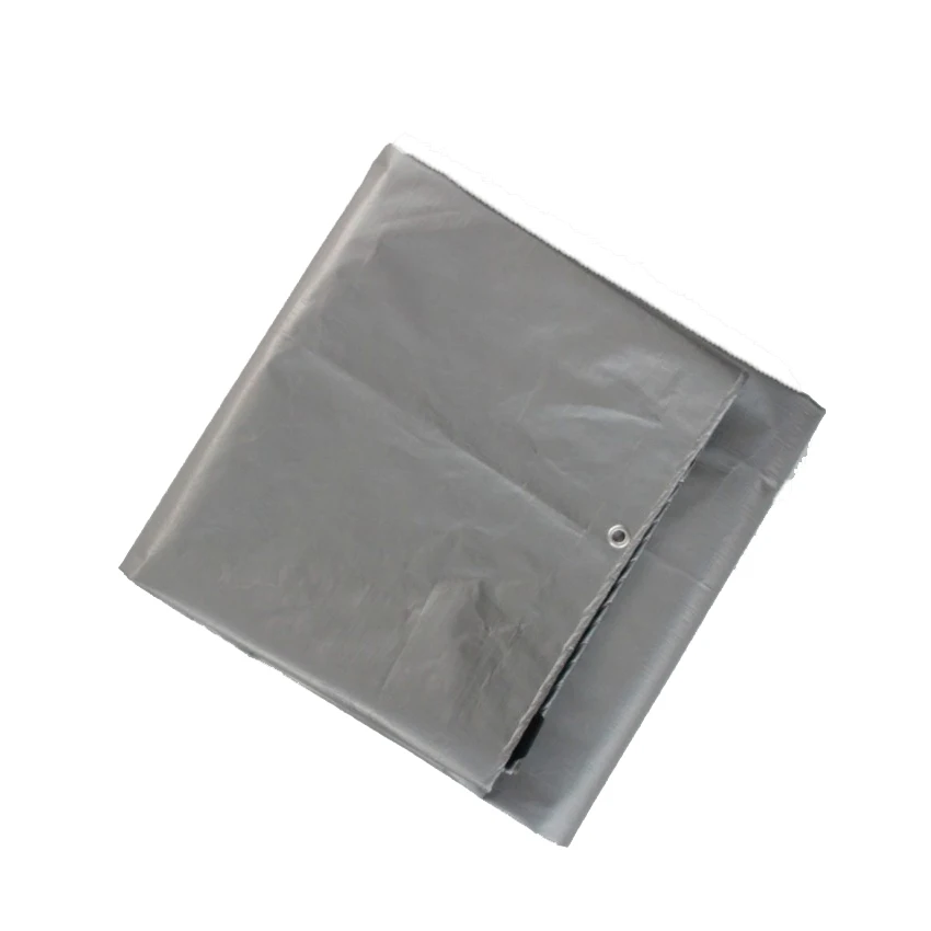 4x5m PE Tarpaulin Waterproof Heavy Duty Green/Silver Large Tarp Sheet, Ground Camping Sheet Tent for Garden Furniture