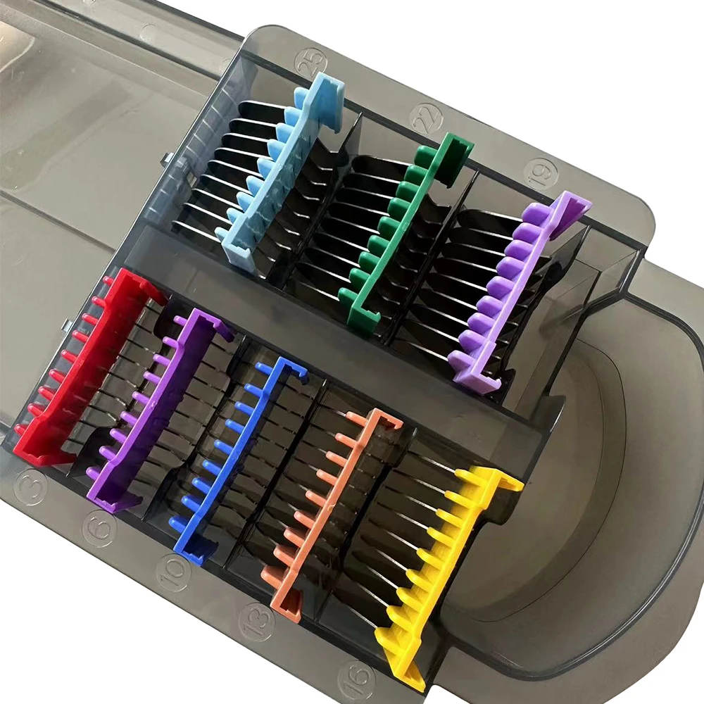 Pet grooming accessories 9 pcs/set Chrome cover Dog clipper Attachment Guide Comb 10# 15# 30# A5 blade magnet combs for pet