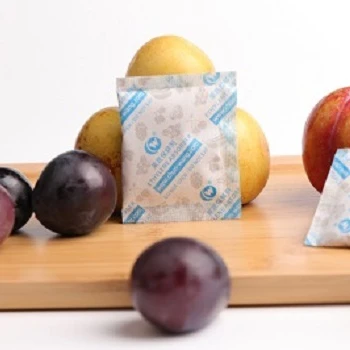 Оптовая продажа, 5 г, впитывающие этиленовые пакетики, на основе освежителя фруктов, амортизатор этилена, останавливающий созревание, саше для свежего использования фруктов