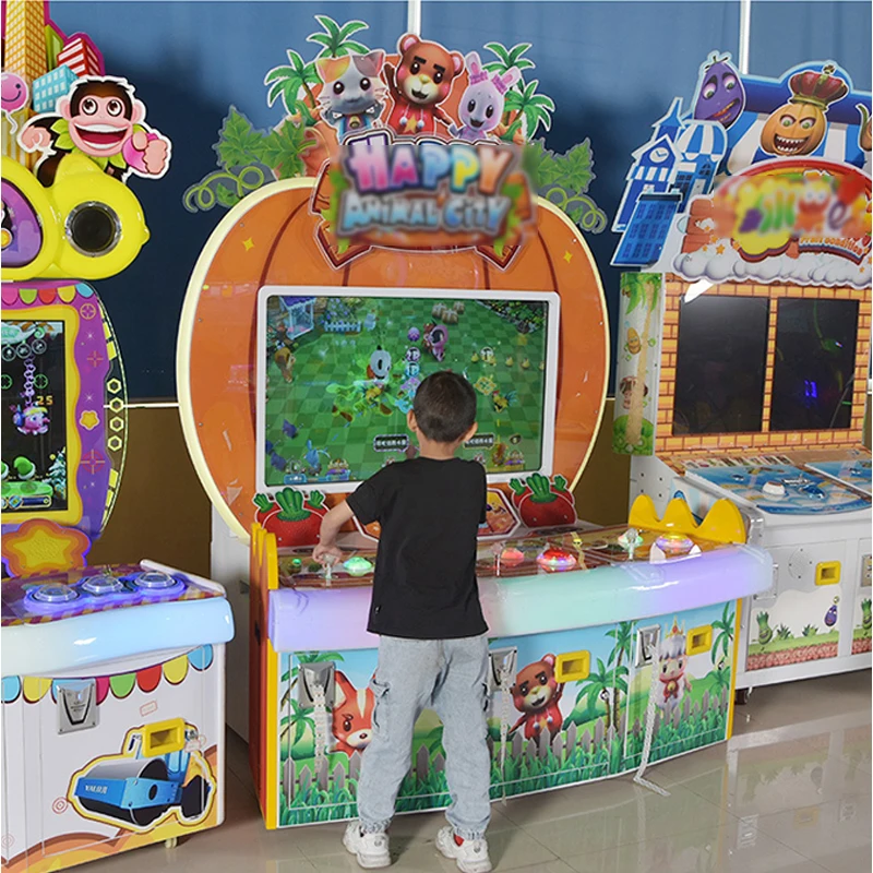 Wholesale Coin Operated Indoor Crazy Animals Lottery Amusement Ticket Redemption Game Machine For Sale