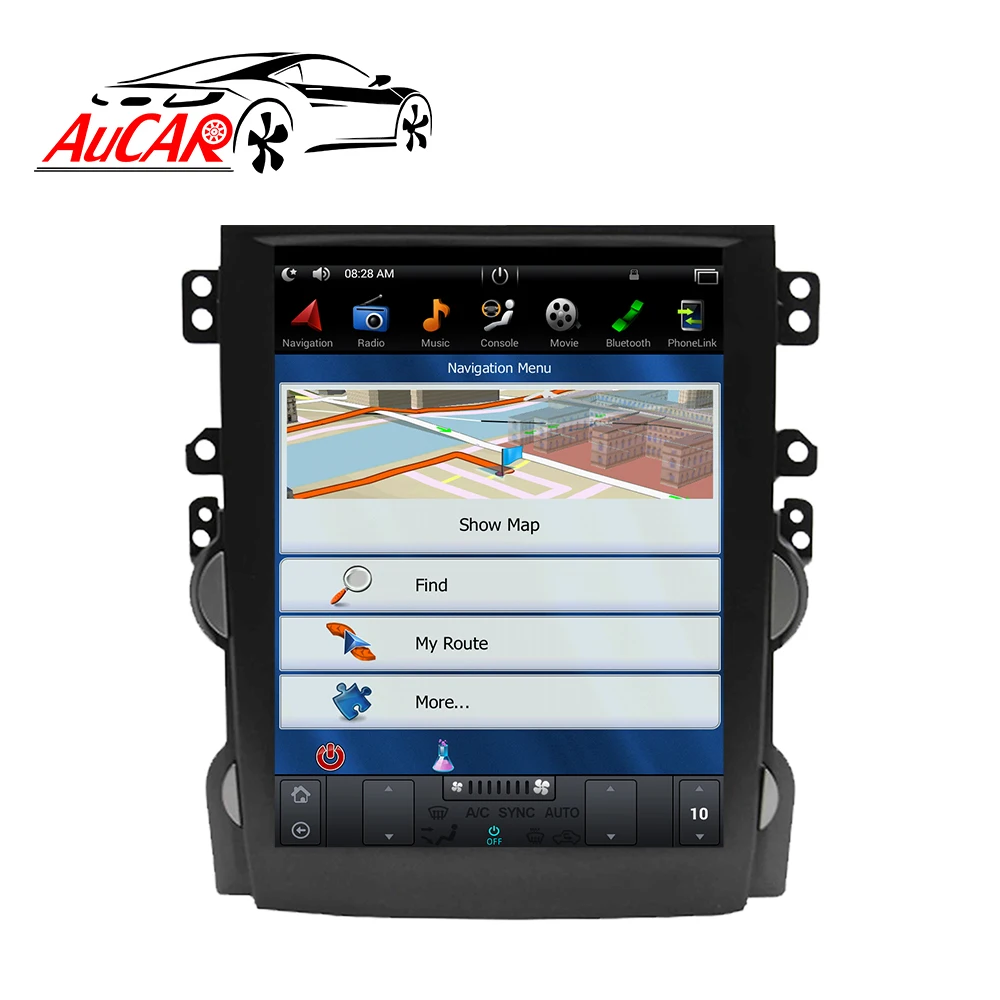 Автомагнитола AuCAR PX6 вертикальная, 10,4 дюйма, Android 9, для Chevrolet Malibu 2011-2015