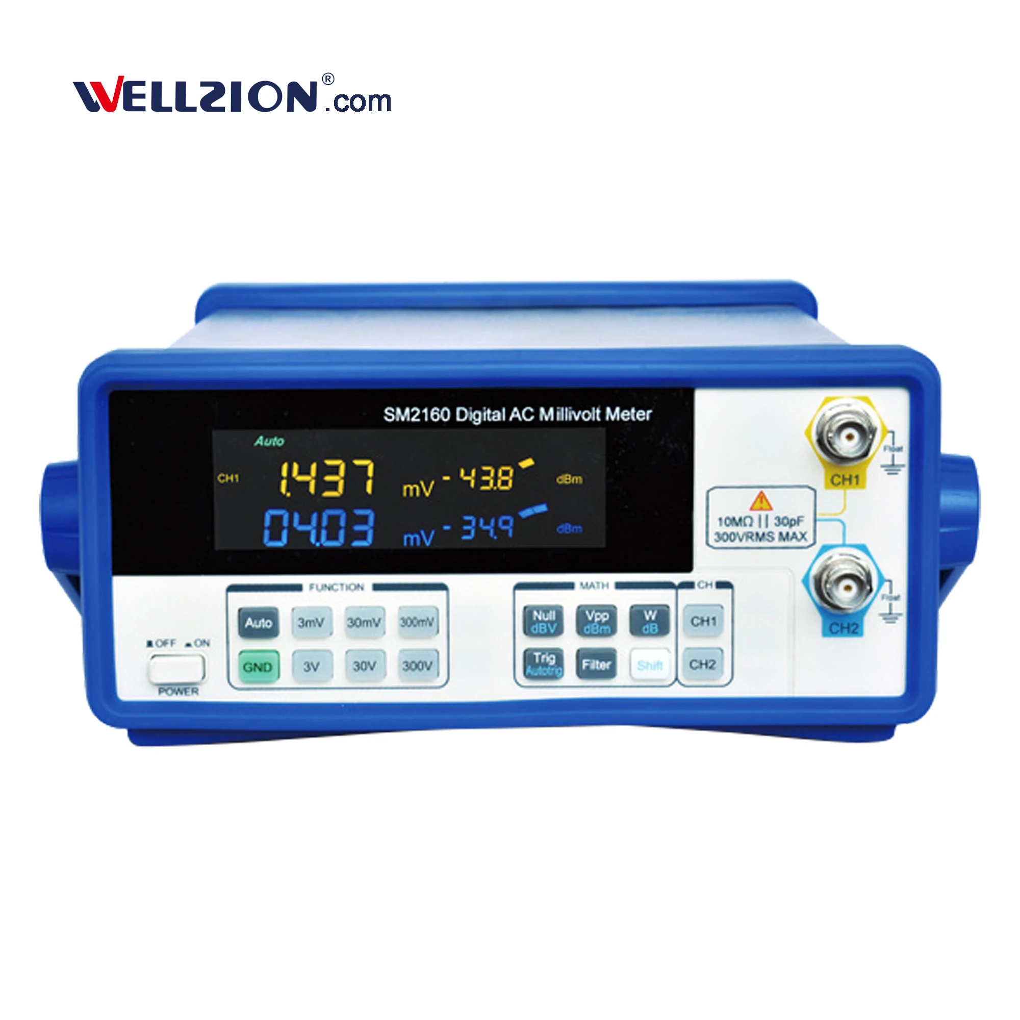 SM2160 4,5 цифр от 5 гц до 6 мгц, цифровой AC милливольтметр