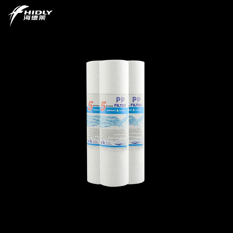 High Quality 0.1 PP Sediment 10 Inci Filitre Mineral Filitre Cartuchos Filtros De Agua  Water Filter Cartridge