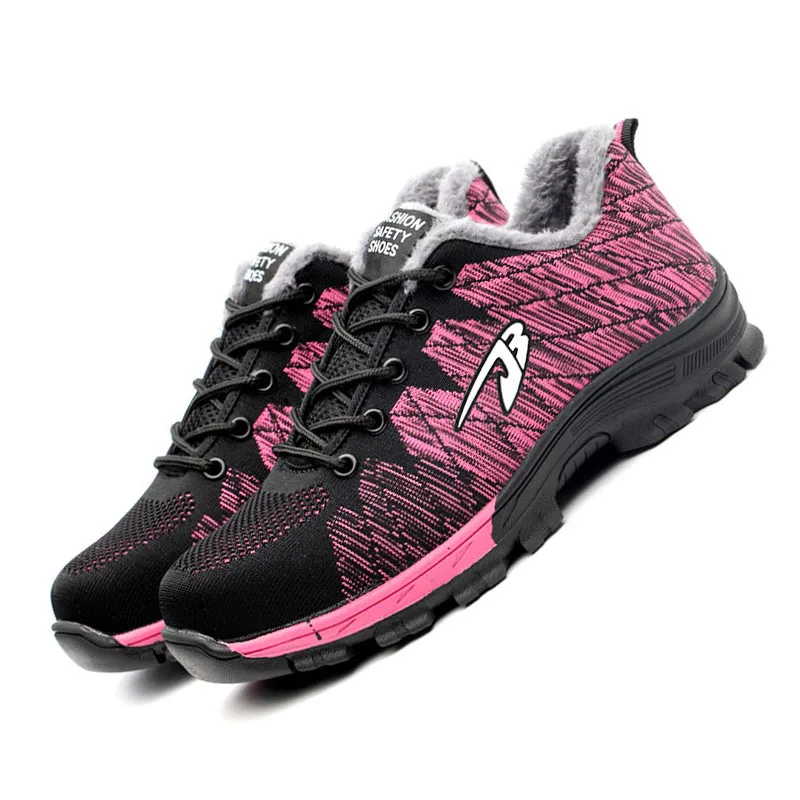 
2020 new Sepatu safety fashion suede black mining chef steel working safety shoes 