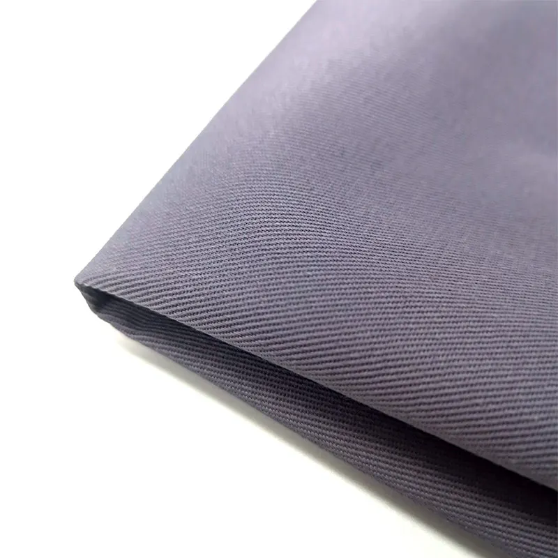 Polyester cotton twill fabric for work wear uniform TC twill 3/1 240gsm functional fabric water repelant