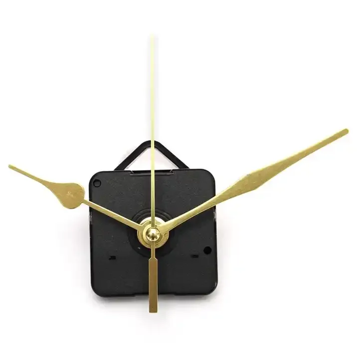 6168s Silent Sweep Sangtai Mechanical Quartz Clock Mechanism With Hands Gold Color