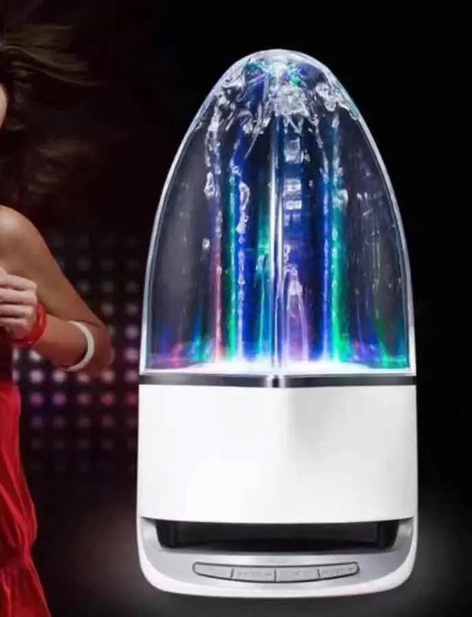 Оригинальный водяной танцующий беспроводной мини динамик супер бас аудио музыкальный плеер со светодиодной подсветкой мини-динамик