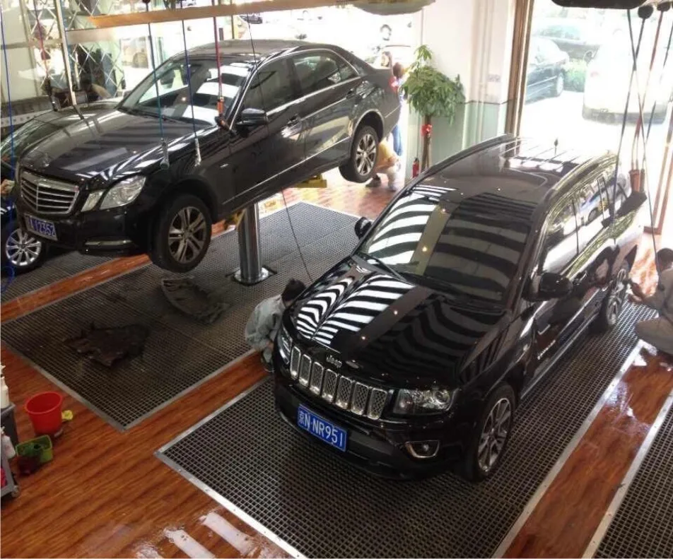 Hydraulic fixed portable single post car lift with 4T