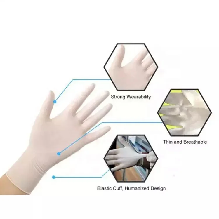 OEM Factory High Quality Wholesale Cheap Latex Free Gloves Hand Gloves Latex Latex Coated Gloves