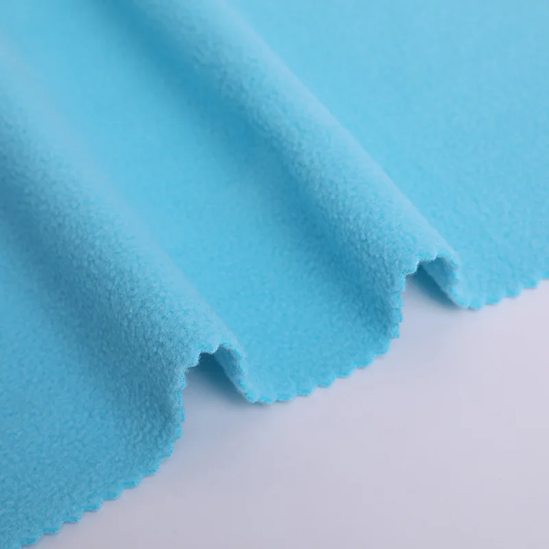 Polyester Fabric Dye Wholesale Fleece Thick Knitting Brush Pantone Code Accepted
