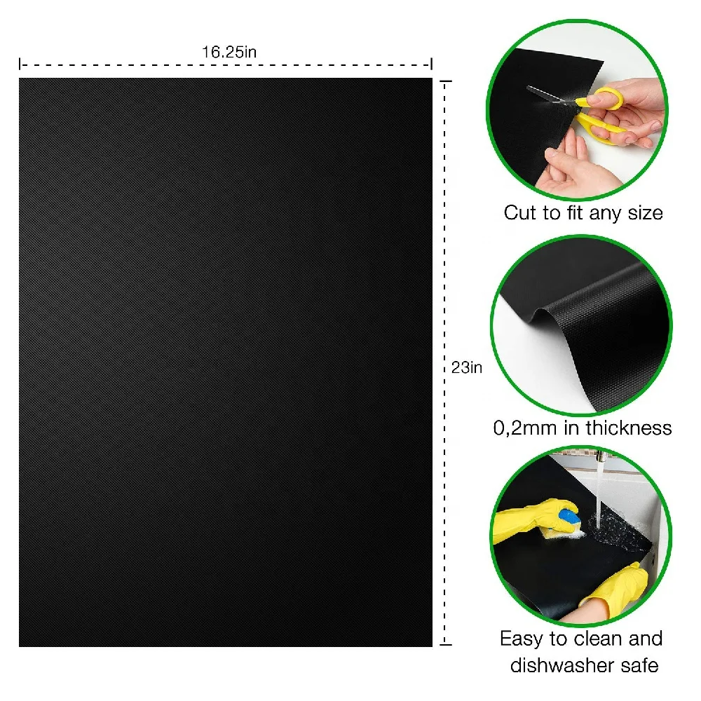 2021 Amazon Best Sell Ptfe Bbq grill mat/ Cooking mat/ Non-stick reusable oven Liner