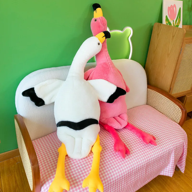 High Quality Flamingo Plush Doll Cute Flamingo Stuffed Plushie Toys Custom Stuffed Flamingo Plush Toy