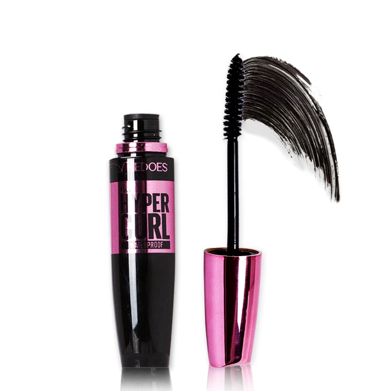 Waterproof Long Lasting Black liquid rimel Lash extensions Mascara Private Label 4D Fiber Lengthening Eyelash Mascara de pestana