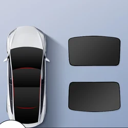 Car Sunshade Custom for Tesla Model 3 Glass Roof Sunshade Sunroof UV Rays Protection Window Shade